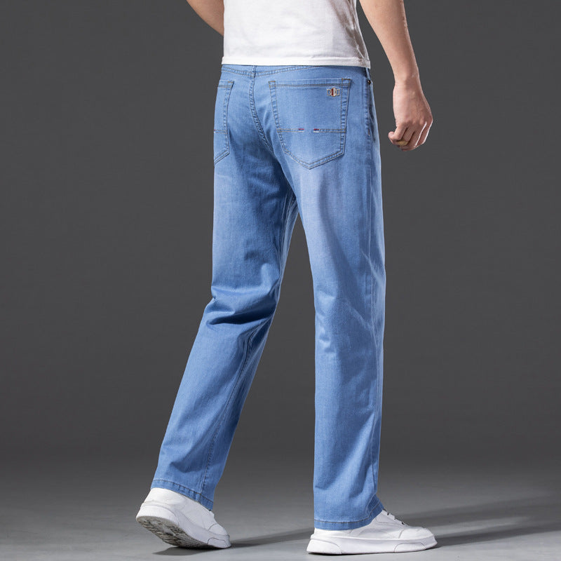 Loose Oversized Jeans For Men With Stretch And Slimming Effect Loose Oversized Jeans For Men With Stretch And Slimming Effect