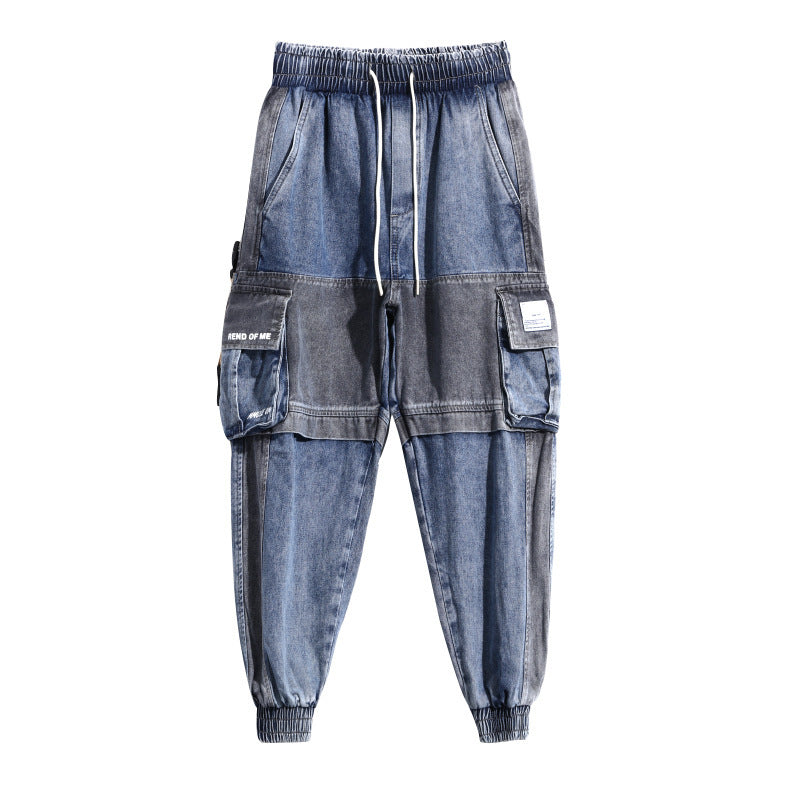 Workwear Jeans Men Fall Loose Hip-hop Workwear Jeans Men Fall Loose Hip-hop