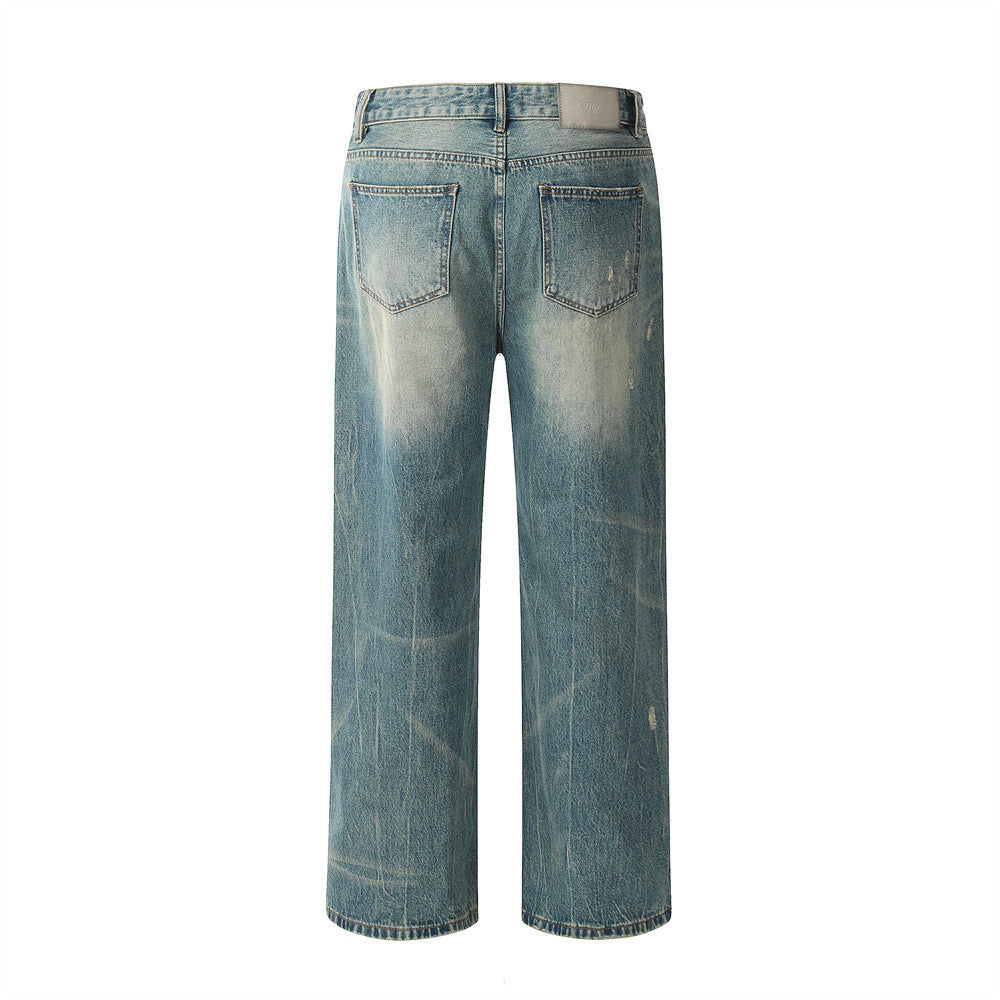 Retro Distressed Jeans For Men Retro Distressed Jeans For Men