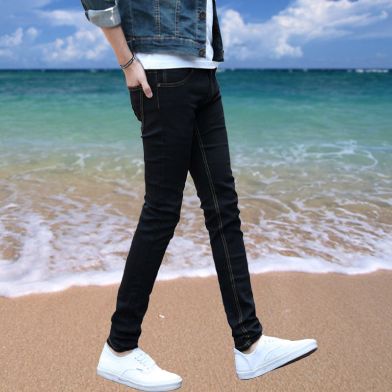 Thin Men's Jeans Loose Skinny Casual Thin Men's Jeans Loose Skinny Casual