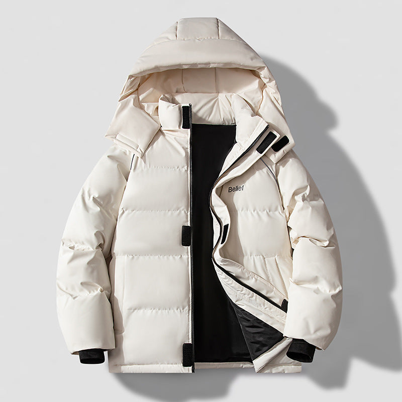 Warm Waterproof Fake Two-piece Cotton-padded Jacket Warm Waterproof Fake Two-piece Cotton-padded Jacket