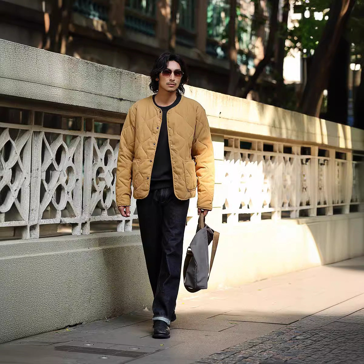 Thickened Cotton Padded Coat Men's All-match Retro Fashion Jacket Thickened Cotton Padded Coat Men's All-match Retro Fashion Jacket