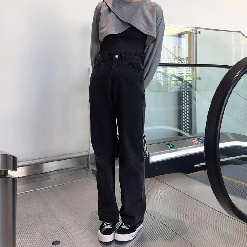 Love Embroidered High Waisted Jeans For Women Love Embroidered High Waisted Jeans For Women