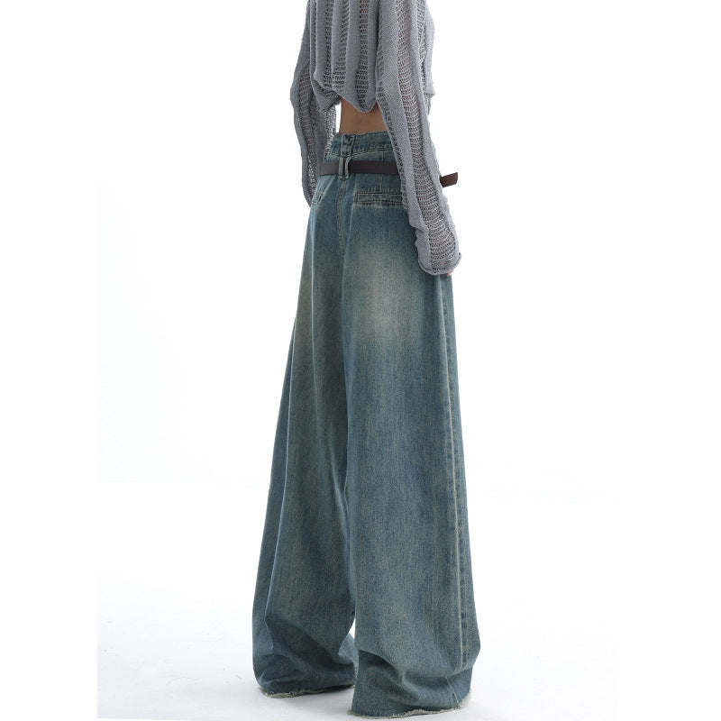 Washed Raw Edge Jeans For Women Washed Raw Edge Jeans For Women
