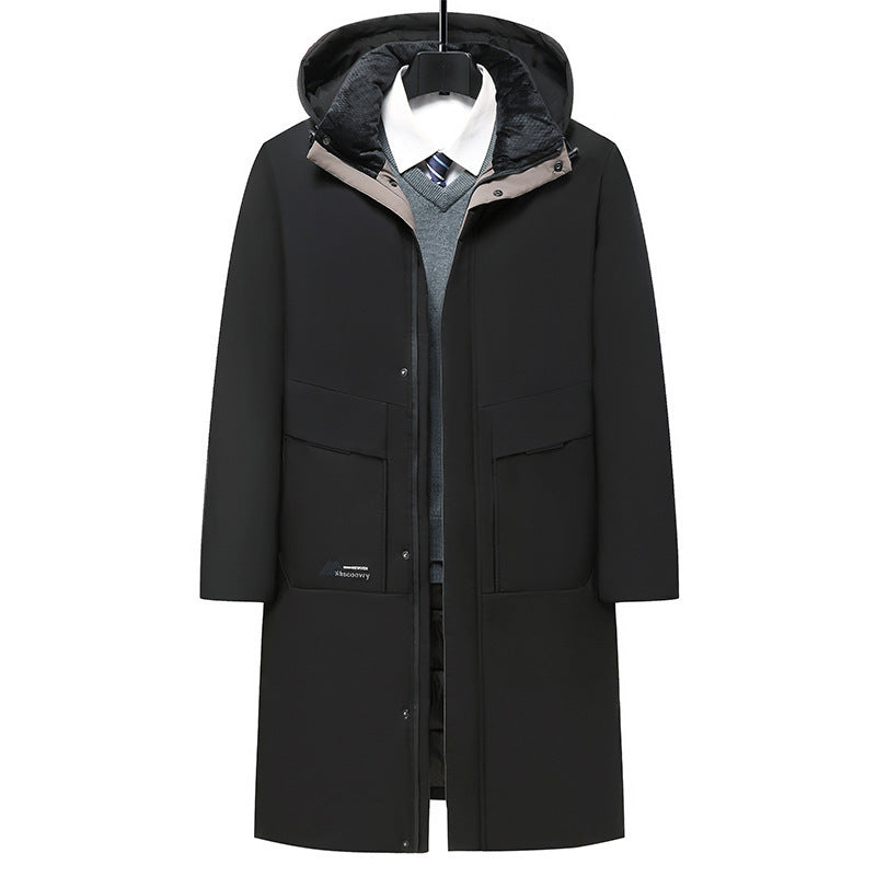 Middle-aged And Elderly Men's Down Cotton-padded Jacket Youth Daddy Outfit Middle-aged And Elderly Men's Down Cotton-padded Jacket Youth Daddy Outfit