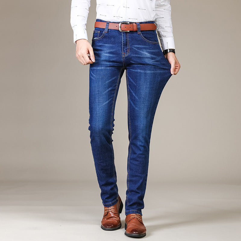 Men's Stretch Slim Straight Business Casual Jeans Men's Stretch Slim Straight Business Casual Jeans