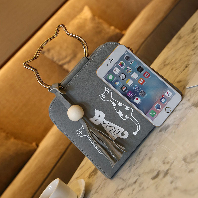 Summer new ladies cat handbag shoulder diagonal handbag Summer new ladies cat handbag shoulder diagonal handbag