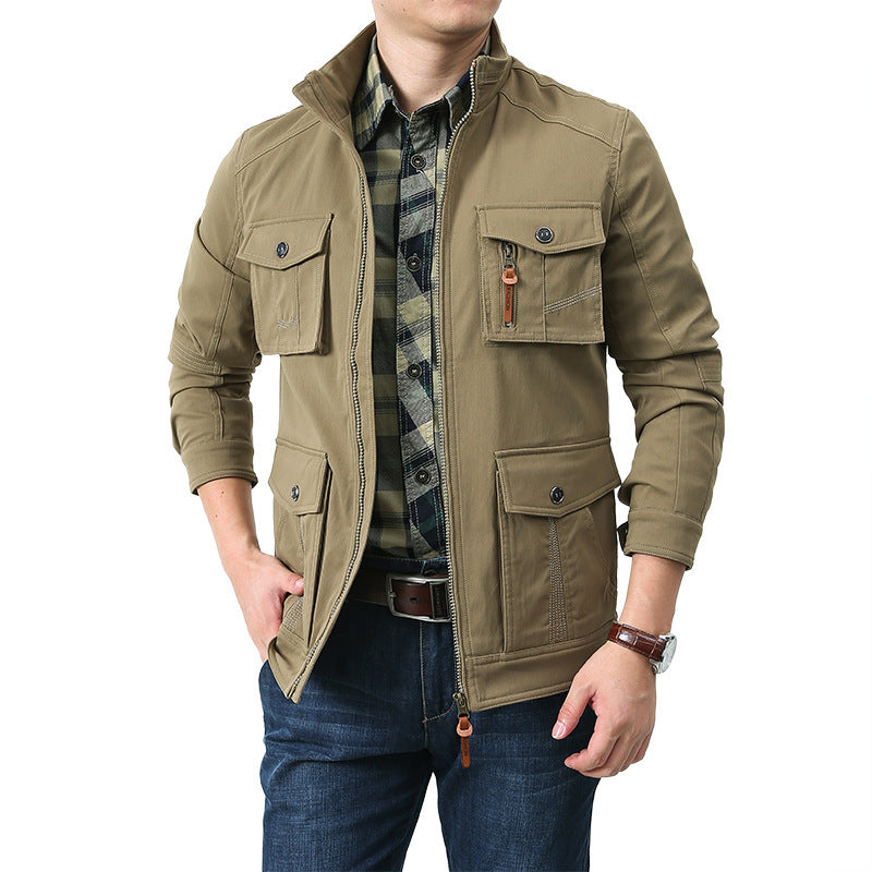 Fashion Work Clothes Men's Leisure Windproof Jacket Fashion Work Clothes Men's Leisure Windproof Jacket