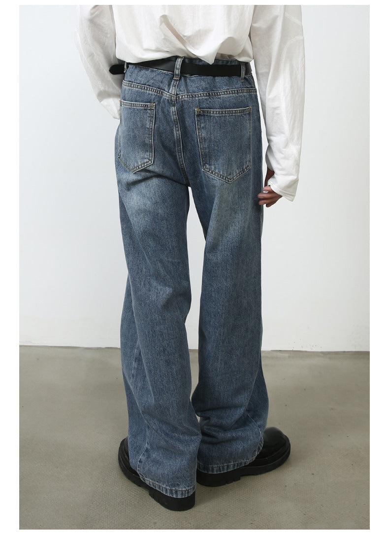 Vintage Jeans Men's Special-interest Design Pants Vintage Jeans Men's Special-interest Design Pants