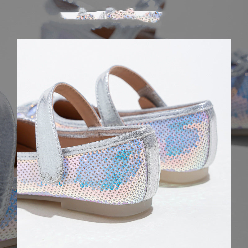 Big Kids Sequined Princess Shoes With Soft Sole Big Kids Sequined Princess Shoes With Soft Sole