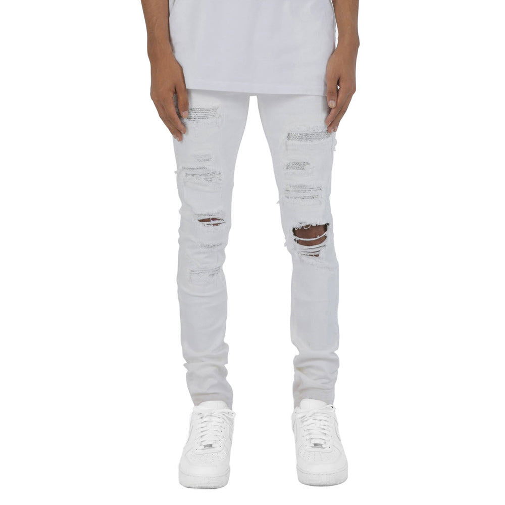 Fashion Personality Slim Stretch Jeans For Men Fashion Personality Slim Stretch Jeans For Men
