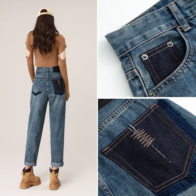 Autumn And Winter High Waist Harem Jeans Women Autumn And Winter High Waist Harem Jeans Women
