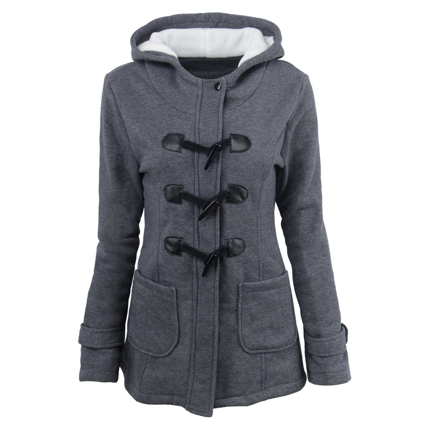 warm winter fur collar jackets women new horn button Long down coat women parka Plus Size female parka hoodies Women warm winter fur collar jackets women new horn button Long down coat women parka Plus Size female parka hoodies Women
