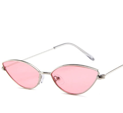 New Cute Sexy Sunglases Retro Cat Eye Sunglasses Women Metal Triangle Vintage Cateye Sun Glasses Female New Cute Sexy Sunglases Retro Cat Eye Sunglasses Women Metal Triangle Vintage Cateye Sun Glasses Female