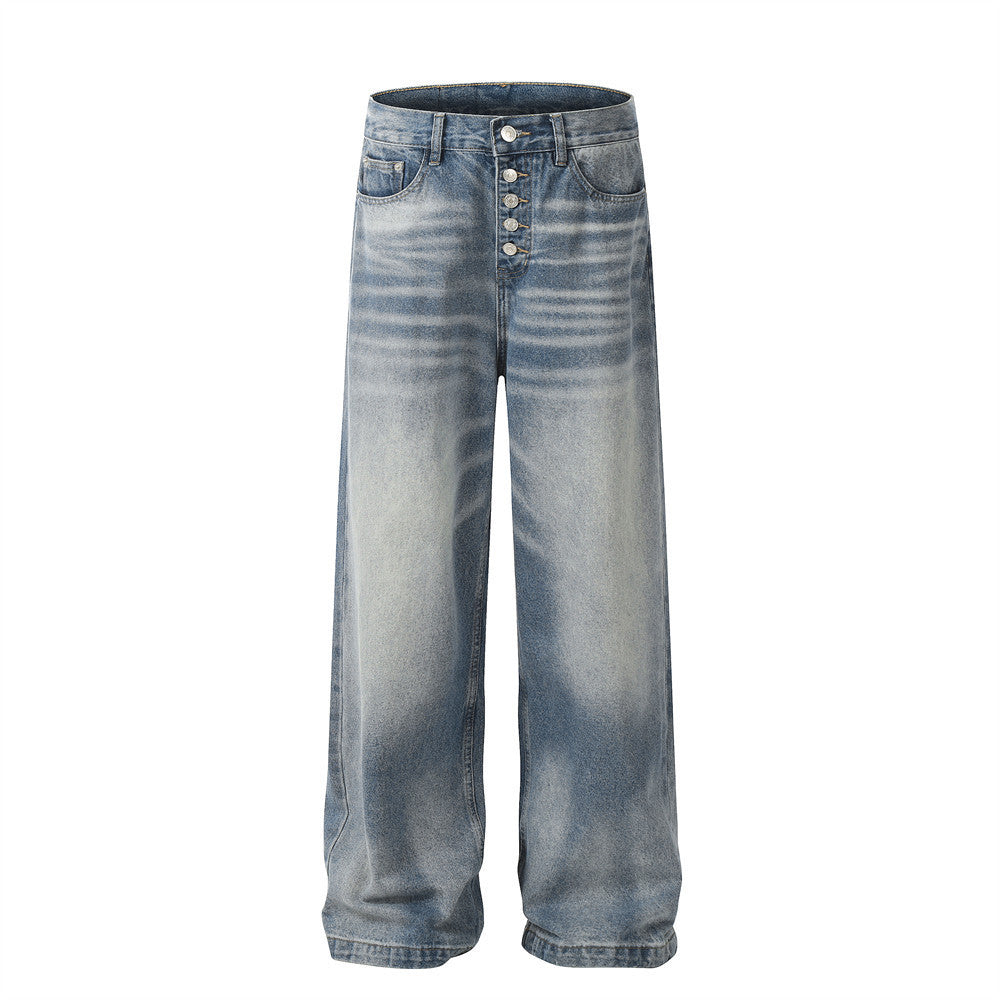 Textured Cardigan With Buttons Jeans For Men Textured Cardigan With Buttons Jeans For Men