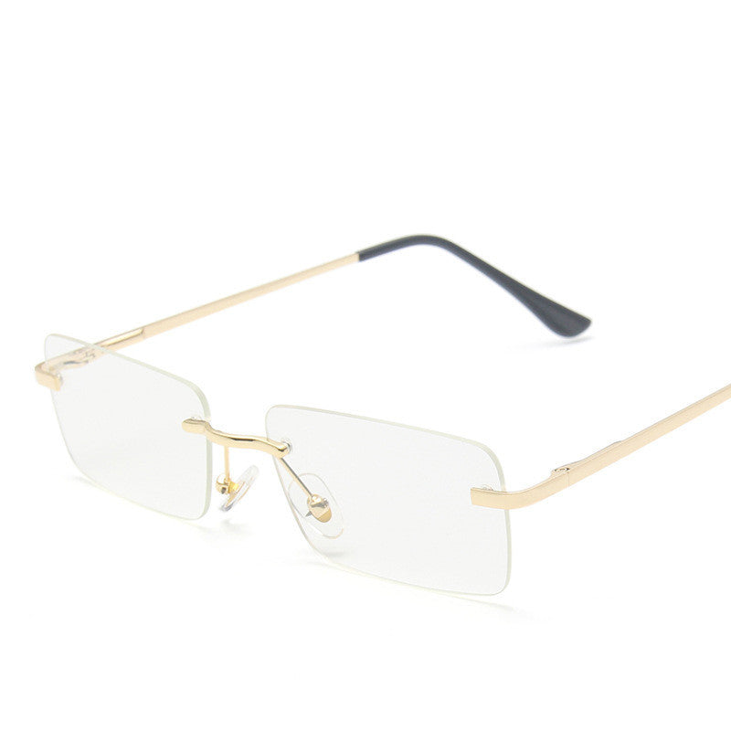 Rimless sunglasses women square Rimless sunglasses women square