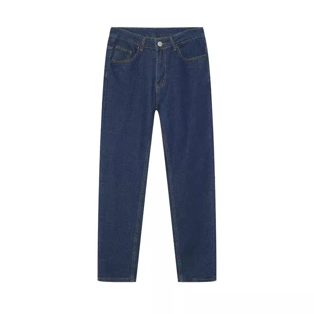 Stretch Denim Men's Pants Skinny Mid Waist Stretch Denim Men's Pants Skinny Mid Waist