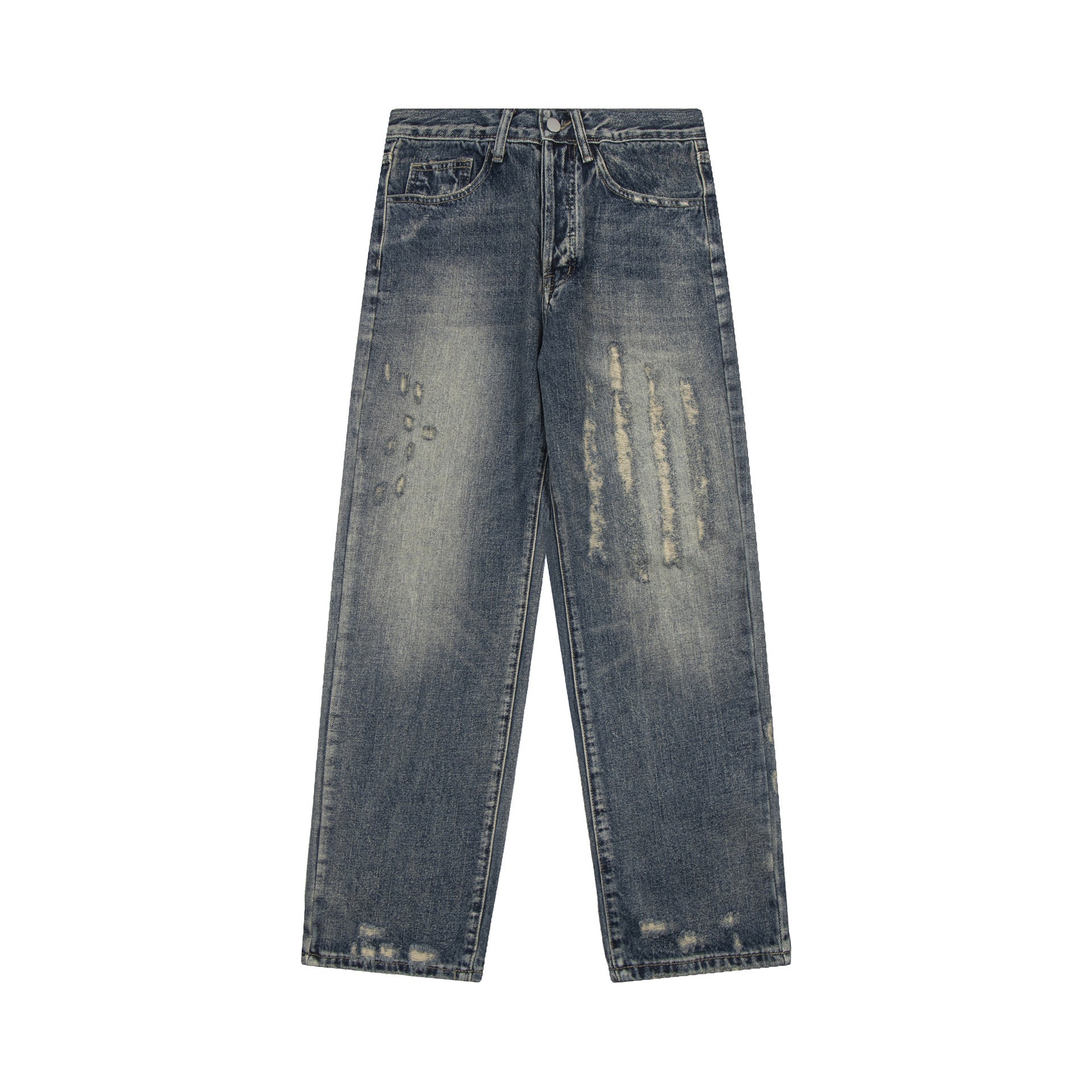 Fashion Personality Distressed Worn Jeans For Men Fashion Personality Distressed Worn Jeans For Men