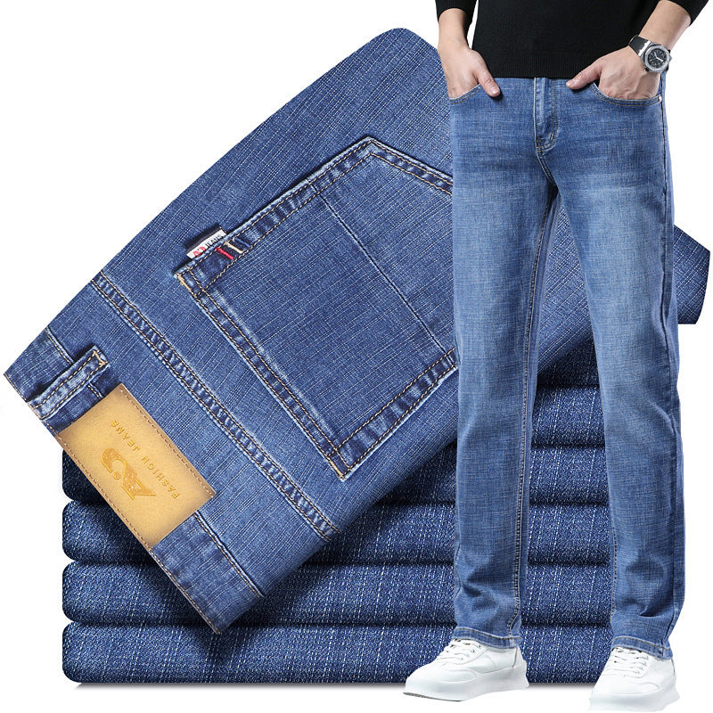 Men's Loose Straight Leg Summer Jeans Men's Loose Straight Leg Summer Jeans