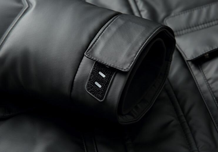 Men's Thickened Simple Hooded Down Jacket Men's Thickened Simple Hooded Down Jacket