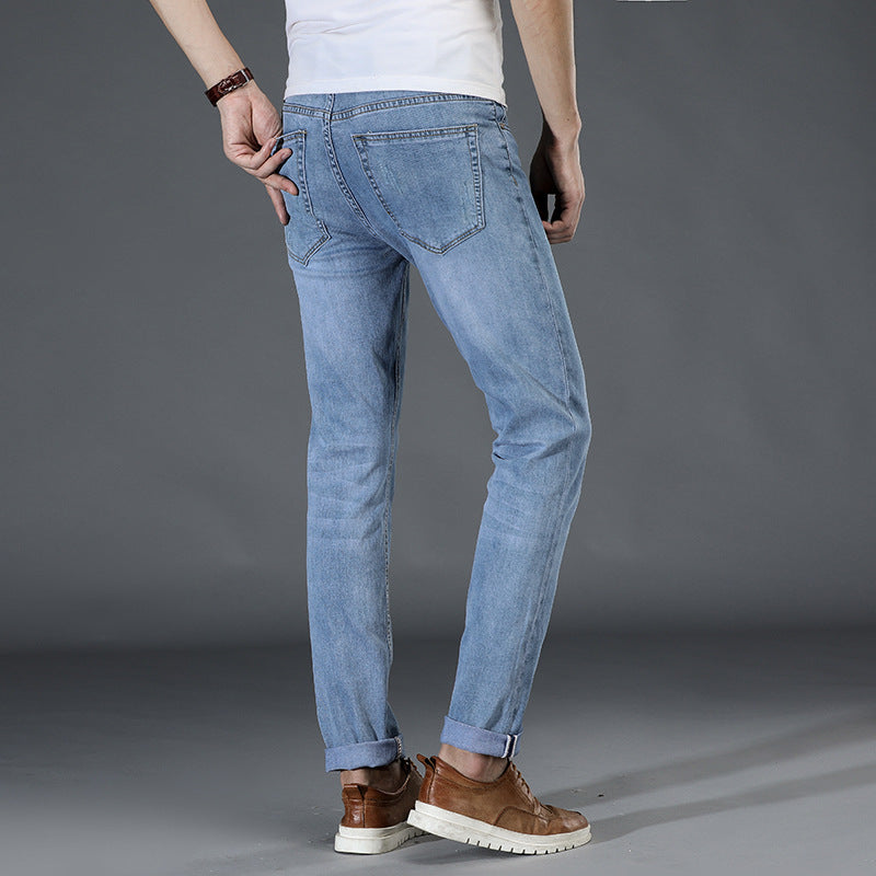 Business Stretch Jeans Men's Loose Business Stretch Jeans Men's Loose