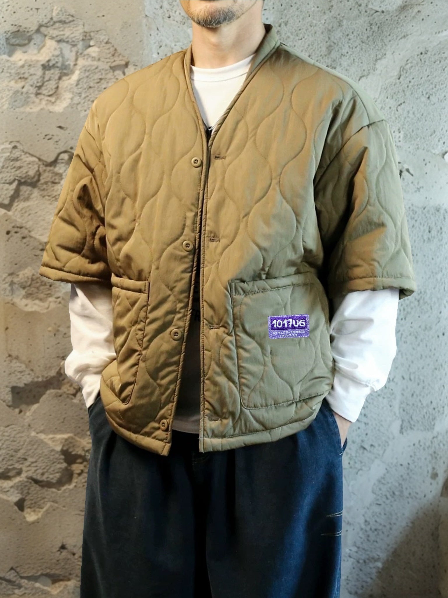 Loose And Warm Cotton Jacket Men's Fashion Work Clothes Coat Loose And Warm Cotton Jacket Men's Fashion Work Clothes Coat