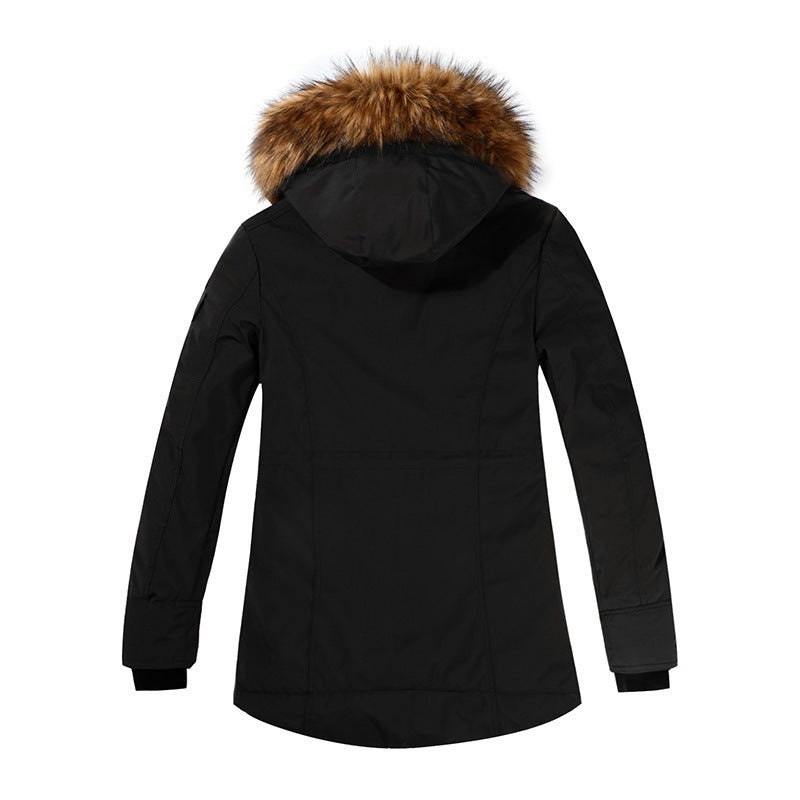 Men's large fur collar cotton jacket Men's large fur collar cotton jacket