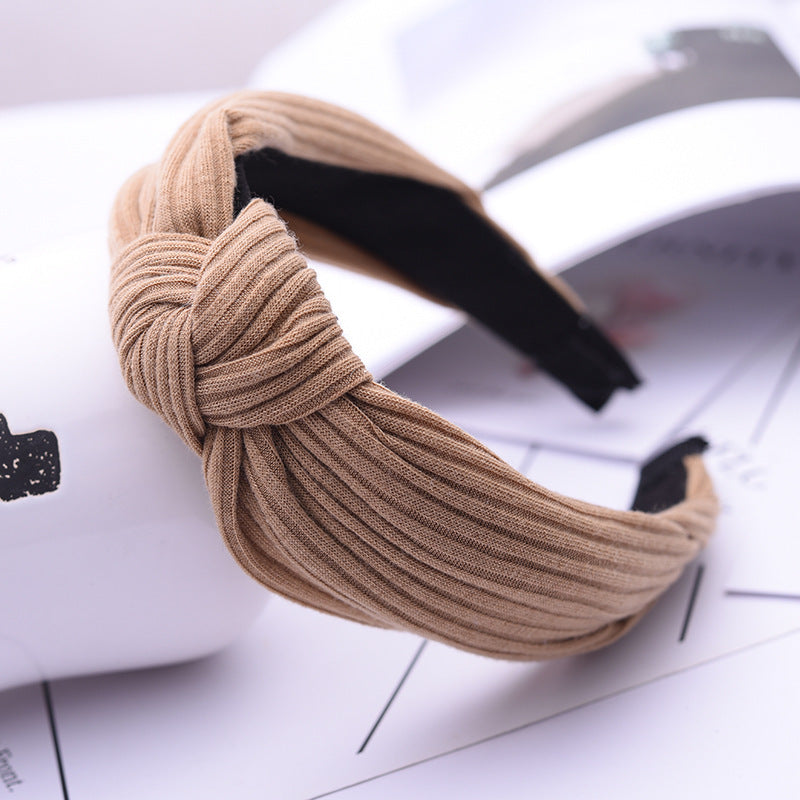 Houndstooth Wide-brim Retro Headband Adult Hair Accessories Houndstooth Wide-brim Retro Headband Adult Hair Accessories