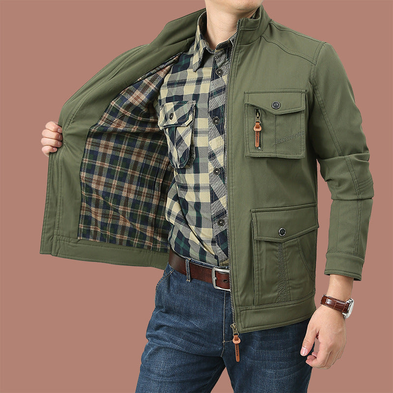 Fashion Work Clothes Men's Leisure Windproof Jacket Fashion Work Clothes Men's Leisure Windproof Jacket