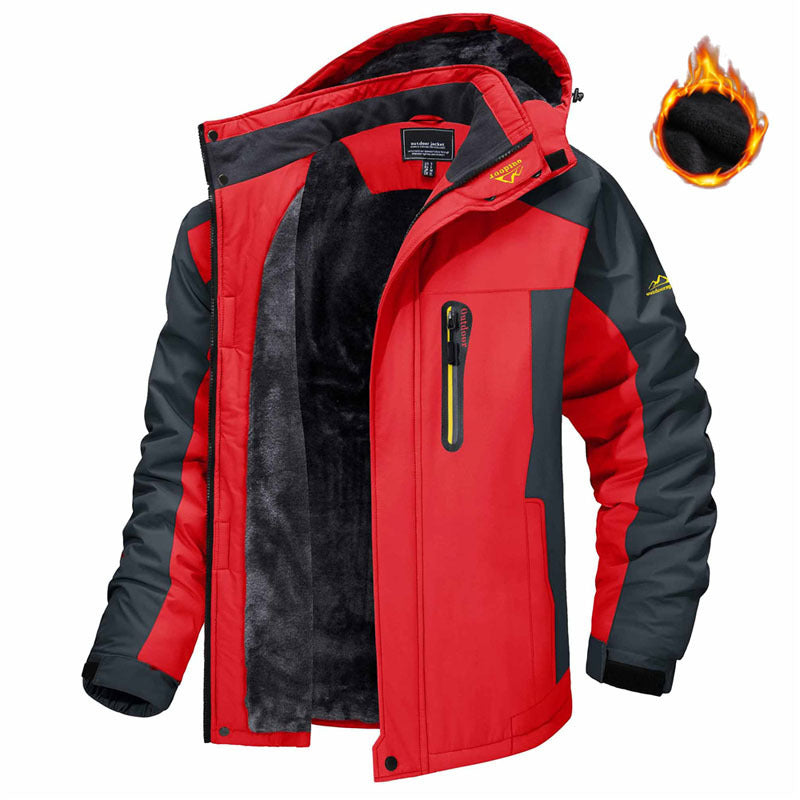 Winter Long Sleeved Windproof Ski Jacket Down Winter Long Sleeved Windproof Ski Jacket Down