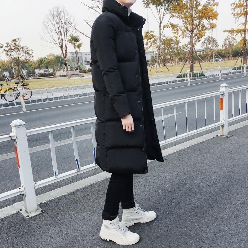 Over the knee down jacket men's long coat Over the knee down jacket men's long coat