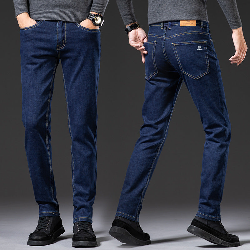 Slim Fit Elastic Straight Jeans For Men Slim Fit Elastic Straight Jeans For Men
