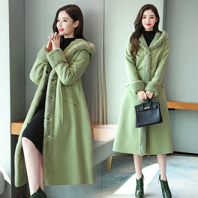 Winter Cotton-padded Jacket Fur Coat Women Winter Cotton-padded Jacket Fur Coat Women