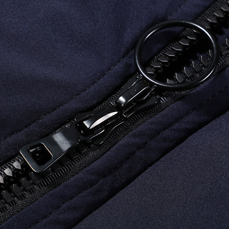 Men's large fur collar cotton jacket Men's large fur collar cotton jacket