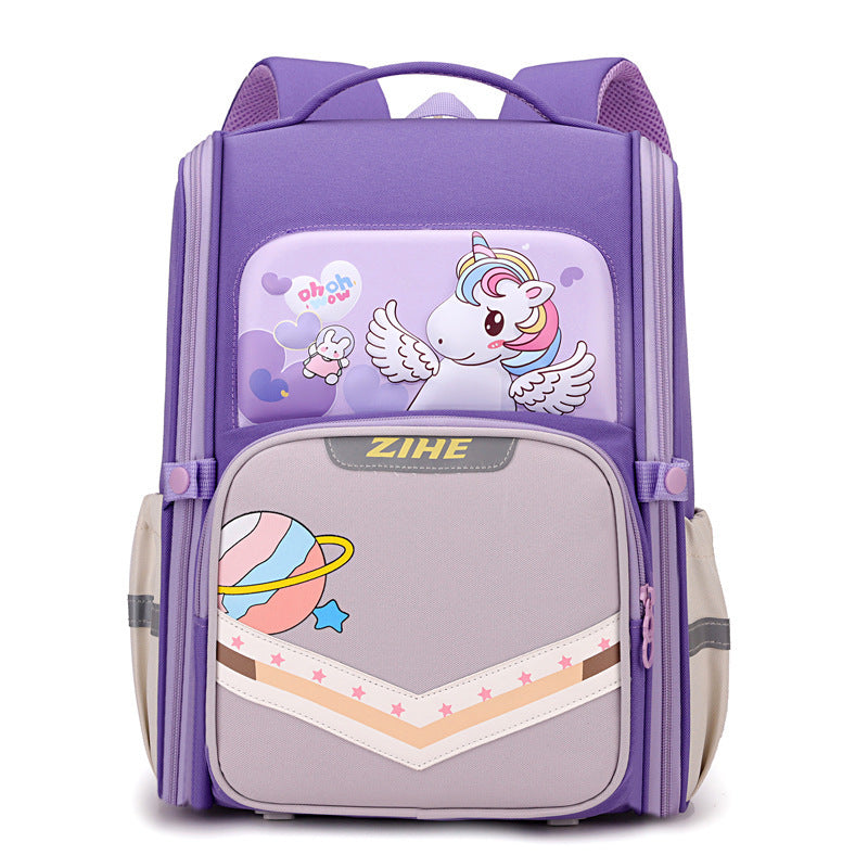 Cartoon Backpack For Reducing Burden And Protecting The Spine Cartoon Backpack For Reducing Burden And Protecting The Spine