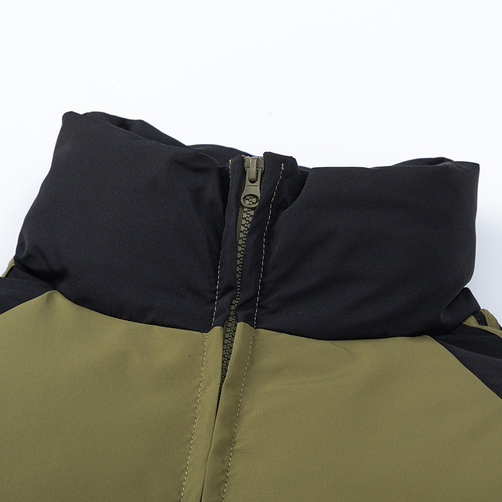 Stand Collar Bread Cotton-padded Jacket For Men Stand Collar Bread Cotton-padded Jacket For Men