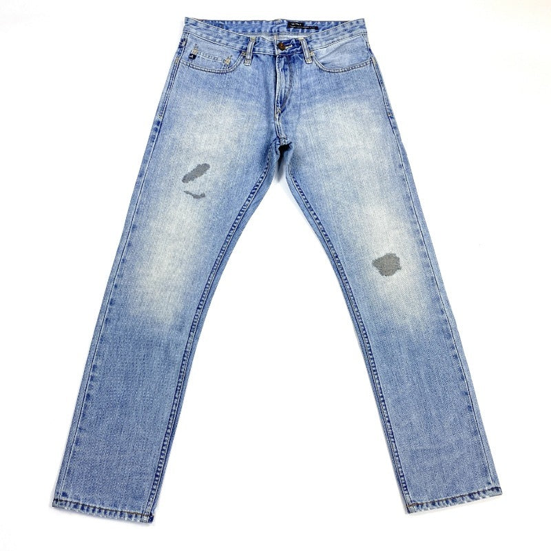 New Casual Loose Straight Leg Trend Frayed Jeans Men New Casual Loose Straight Leg Trend Frayed Jeans Men