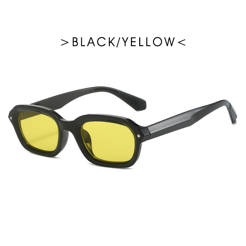 Retro High-grade Narrow Frame Square Sunglasses Women Retro High-grade Narrow Frame Square Sunglasses Women