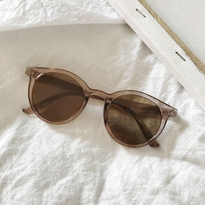 Men and women sunglasses round frame mirror Men and women sunglasses round frame mirror