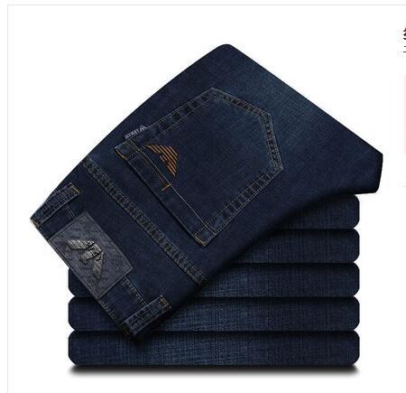 Elastic autumn and winter high grade male jeans business straight tube repair brand jeans men loose size men's wear Elastic autumn and winter high grade male jeans business straight tube repair brand jeans men loose size men's wear
