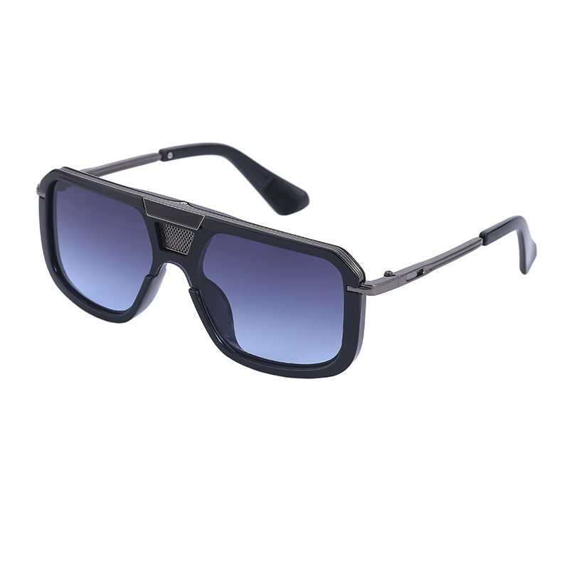 Retro Square Sun Men's European And American Large Frame Sunglasses Women Retro Square Sun Men's European And American Large Frame Sunglasses Women
