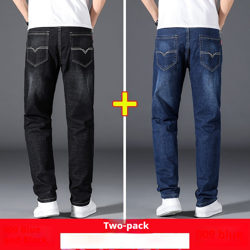 Summer Thin Jeans Men's Loose Straight Summer Thin Jeans Men's Loose Straight