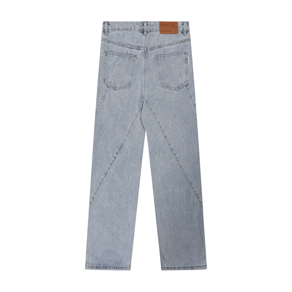 Heavy Industry Washed And Worn Jeans Men Heavy Industry Washed And Worn Jeans Men