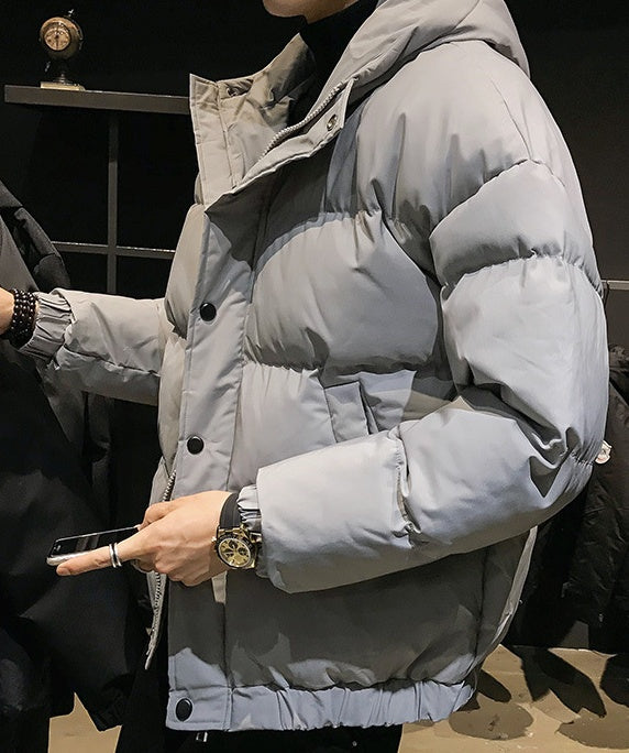 Men's jacket tooling short thick cotton coat Men's jacket tooling short thick cotton coat