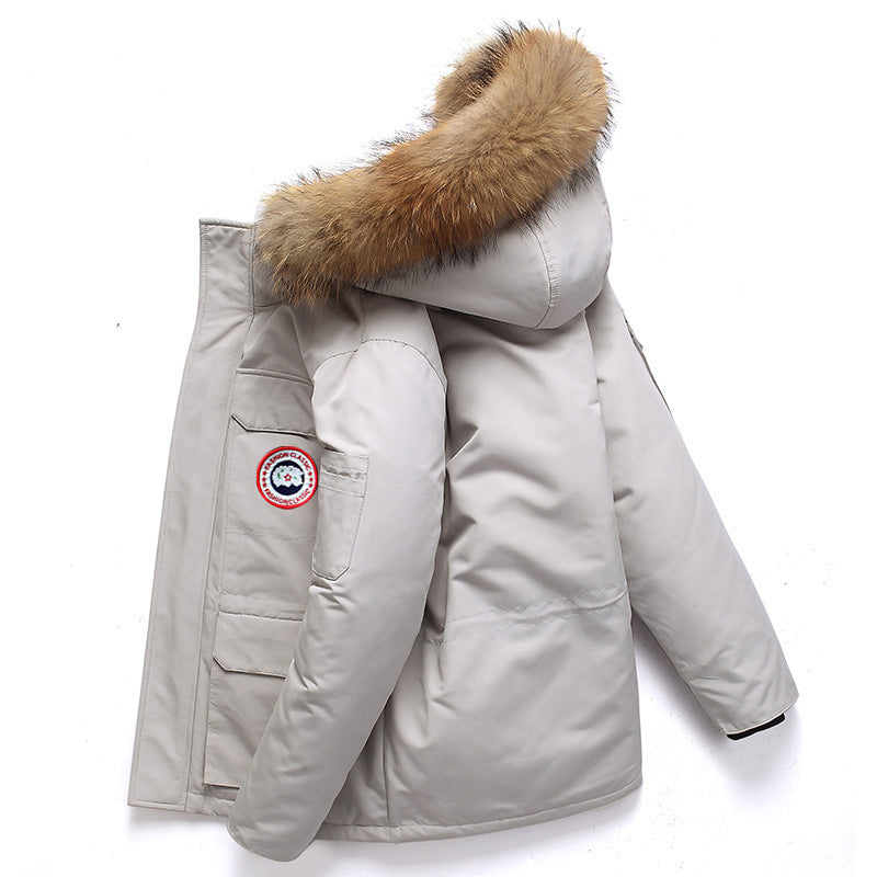 Winter Men's Mid-length Couple Outdoor Winter Men's Mid-length Couple Outdoor