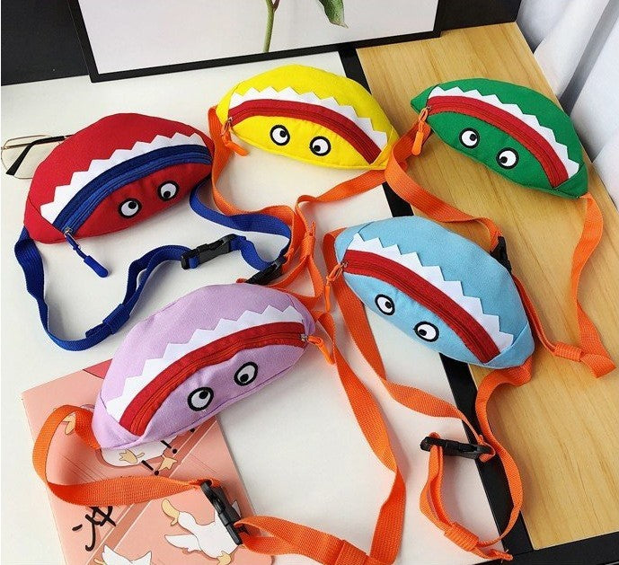 Cartoon Children's Canvas Embroidered Crossbody Bag Cartoon Children's Canvas Embroidered Crossbody Bag