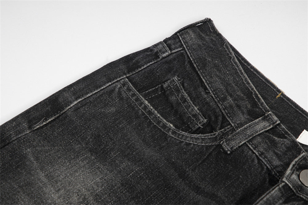 Fashion Personality Distressed Worn Jeans For Men Fashion Personality Distressed Worn Jeans For Men