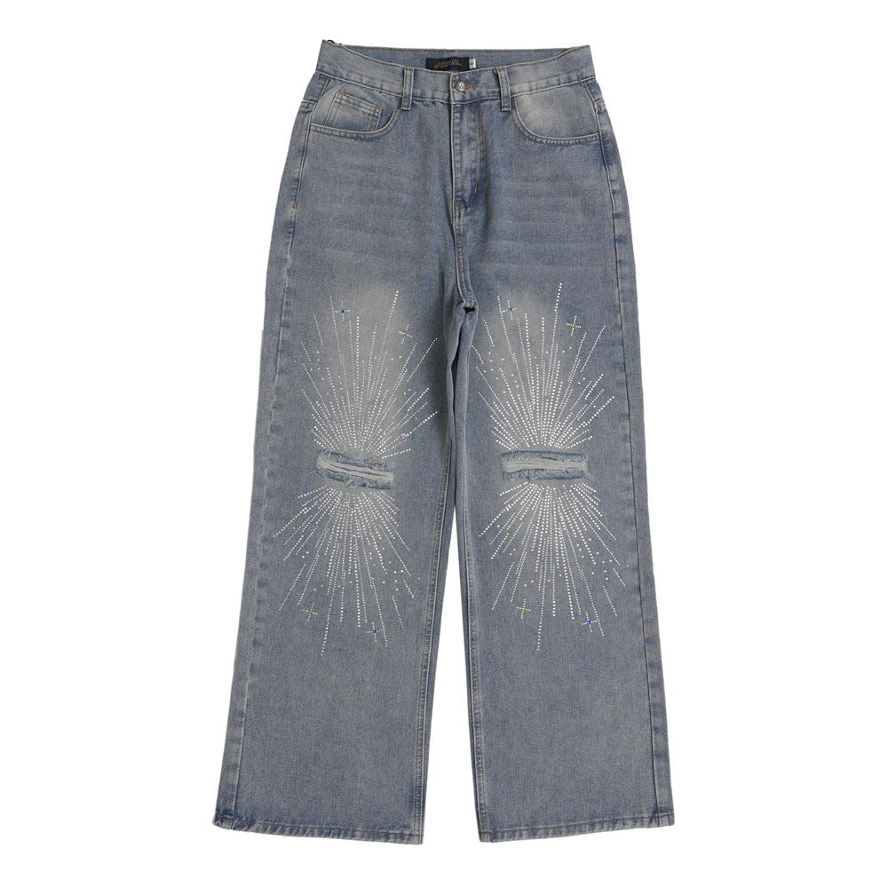 Fashion Holes Knee Jeans For Men Fashion Holes Knee Jeans For Men