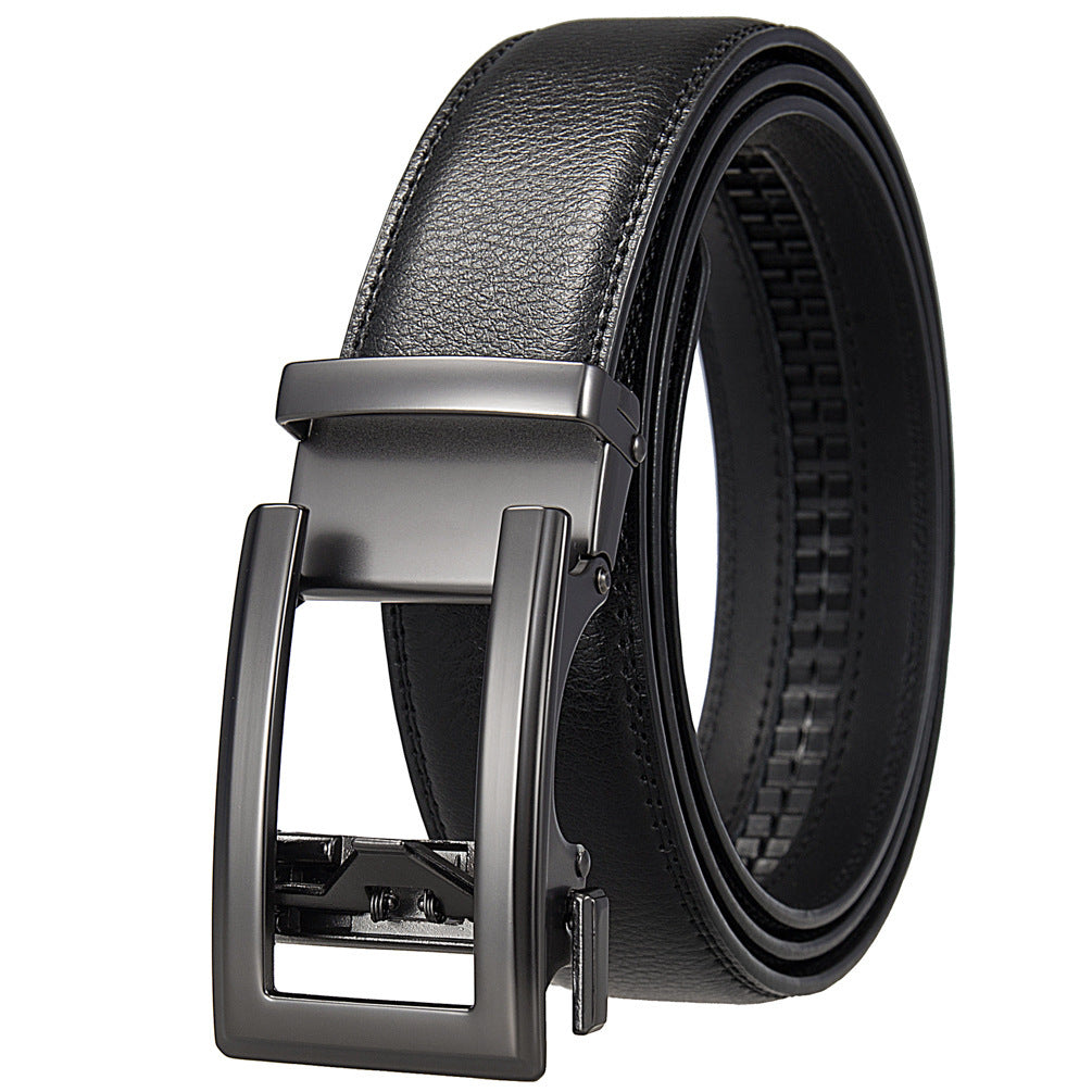 Antique Cowhide Men's Leather Belt Casual Business Comfort Click Belt Antique Cowhide Men's Leather Belt Casual Business Comfort Click Belt
