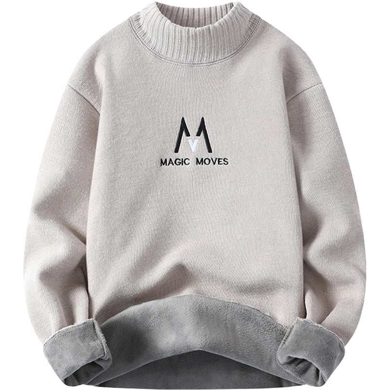 Sweater Men's Winter Fleece-lined Thickened Sweater Men's Winter Fleece-lined Thickened